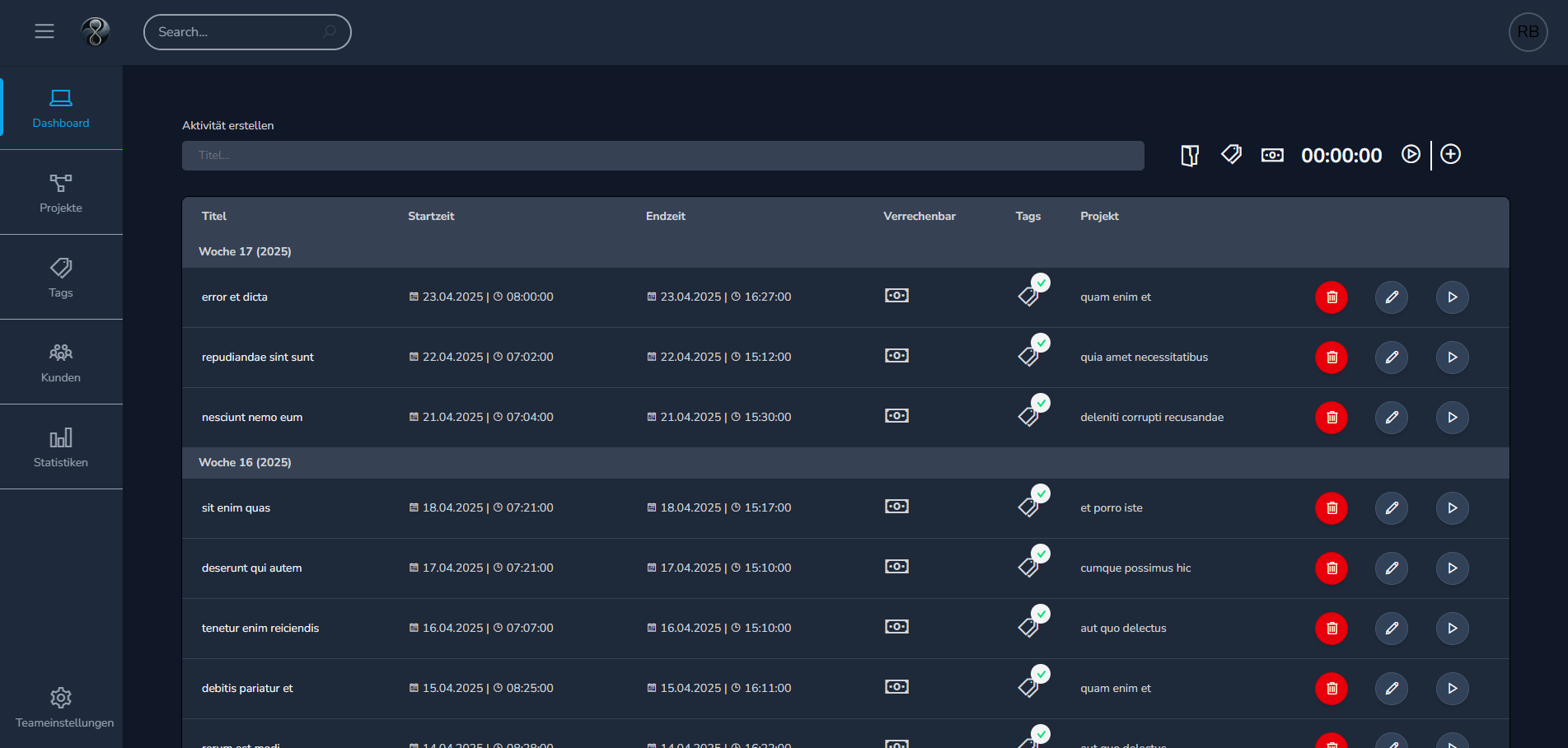 App screenshot